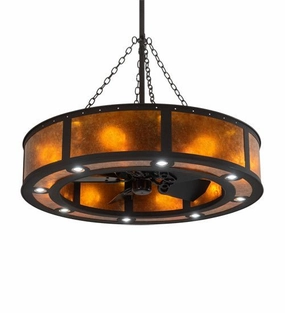 Smythe Craftsman 24 Light Chandel-Air Fandeliers FANS on sale now