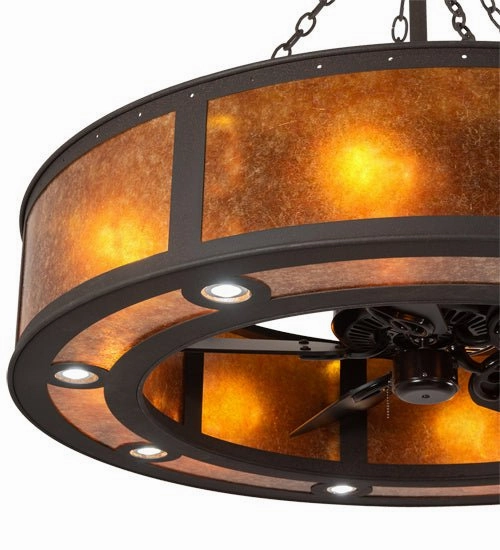 Smythe Craftsman 24 Light Chandel-Air Fandeliers at discount prices