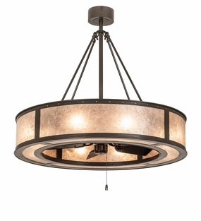 Smythe Craftsman Eight Light Chandel-Air Fandeliers FANS on sale now