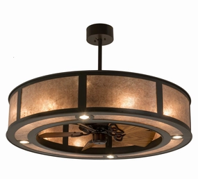 Smythe Craftsman Eight Light Chandel-Air Fandeliers FANS on sale now