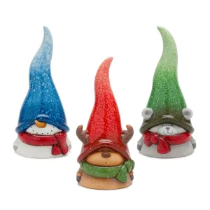 Snowman/Moose/Bear (Set of 3) 12"H Terra Cotta Budget Holiday Home Finds