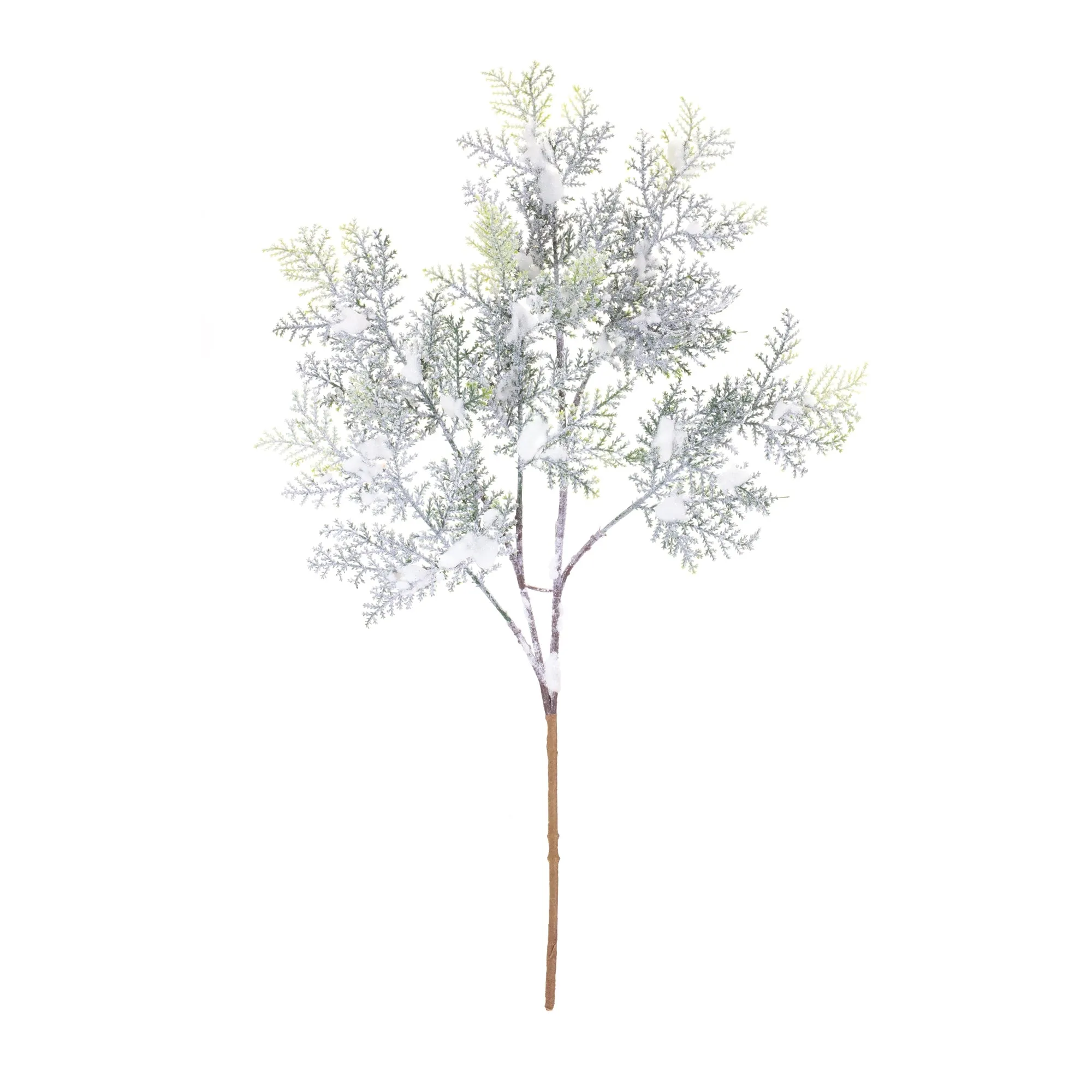Snowy Cedar Branch (Set of 12) 21"H Plastic