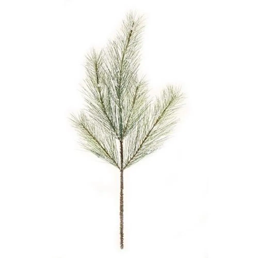 Snowy Silver Fir Spray 24" Cheap Holiday Home Decor
