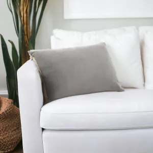 Solid Gray Casual Throw Pillow Throw Pillows sofa decor deals
