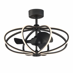 Solstice LED Fandelight Black Fandeliers FANS on sale now