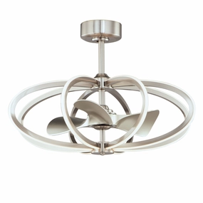Solstice LED Fandelight Satin Nickel Fandeliers FANS on sale now