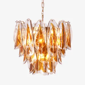 Solviva Murano Glass Chandelier Trendy Bedroom Lighting deals