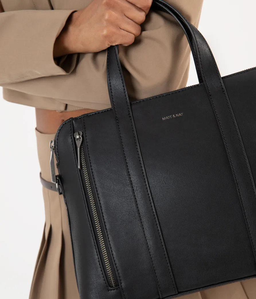 SONA Vegan Satchel Briefcase - Arbor