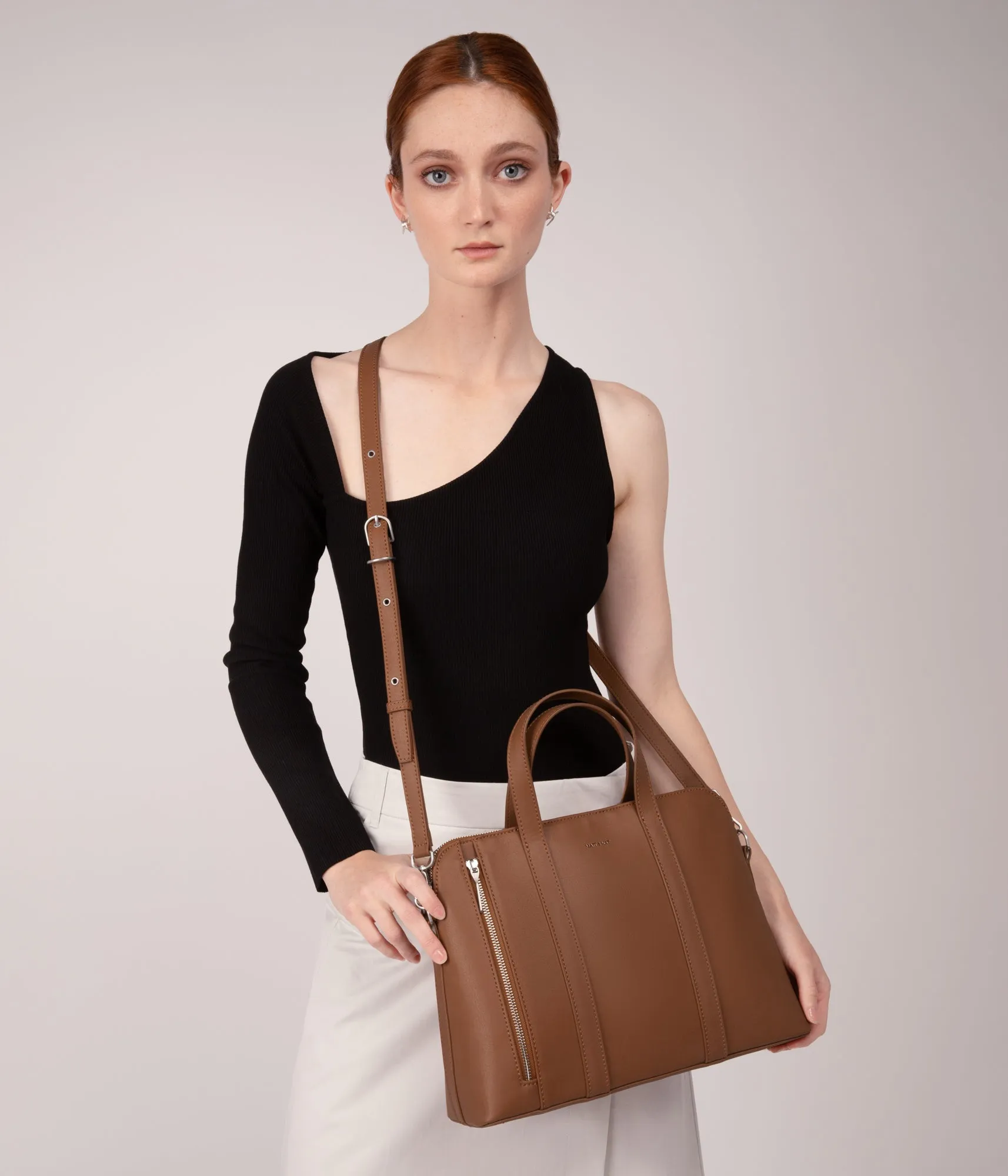 SONA Vegan Satchel Briefcase - Arbor