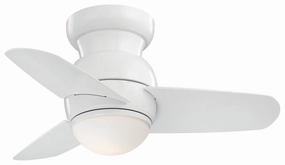 Spacesaver Led 26"Ceiling Fan White Huggers FANS discount price