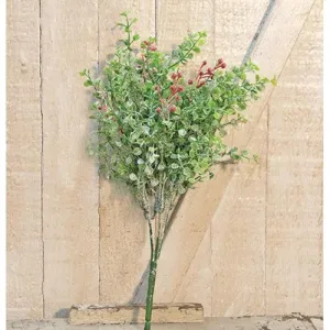 *Sparkle Baby's Grass & Berries Bush 13" Festive Decor online outlet