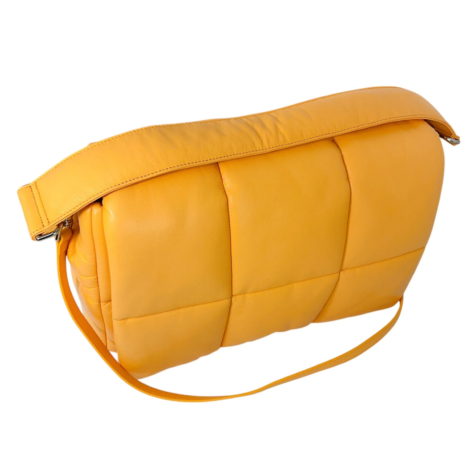 Stand Studio Peach Honey Faux Leather Grained Wanda Clutch Bag II
