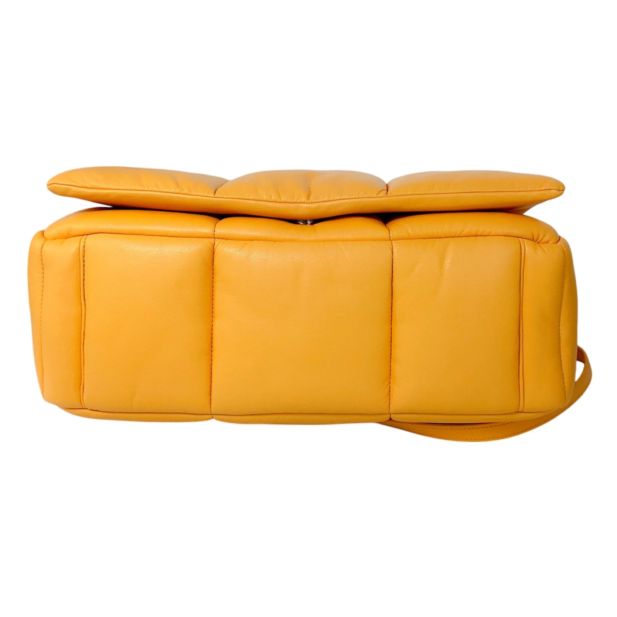 Stand Studio Peach Honey Faux Leather Grained Wanda Clutch Bag II