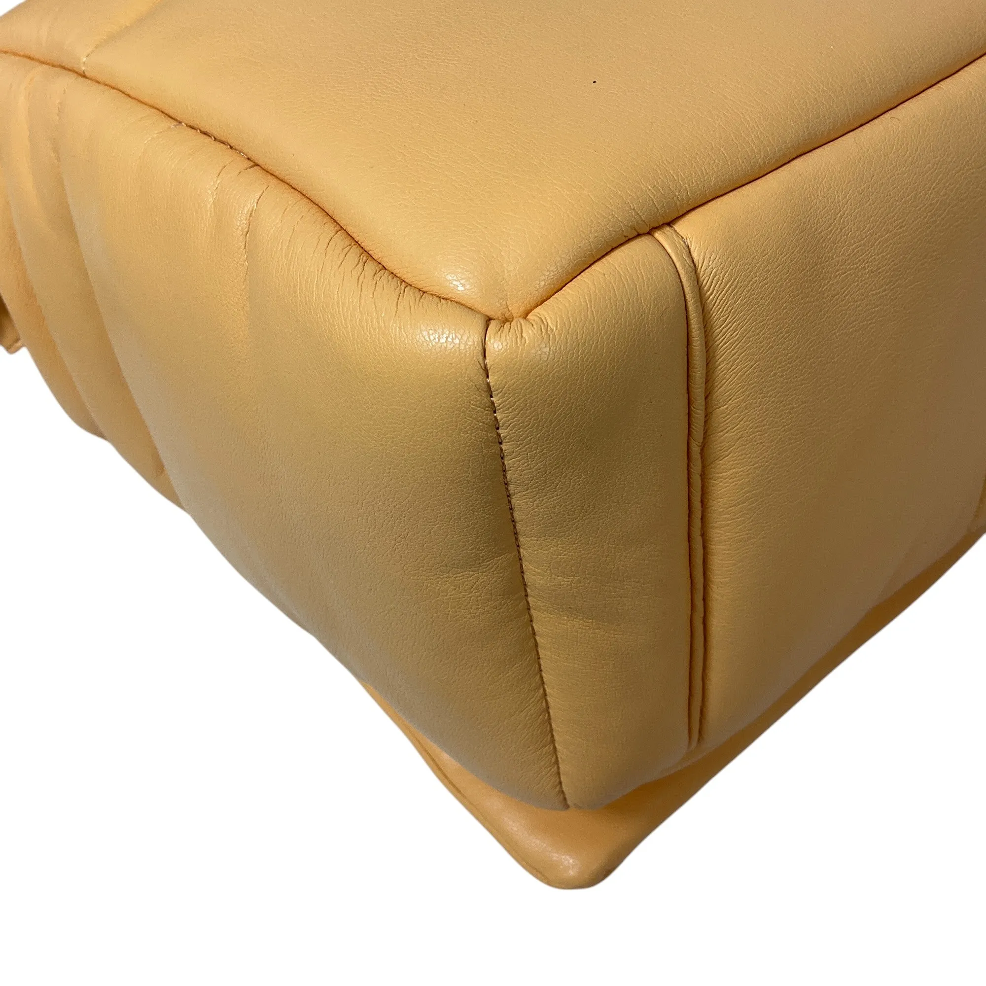 Stand Studio Peach Honey Faux Leather Grained Wanda Clutch Bag II