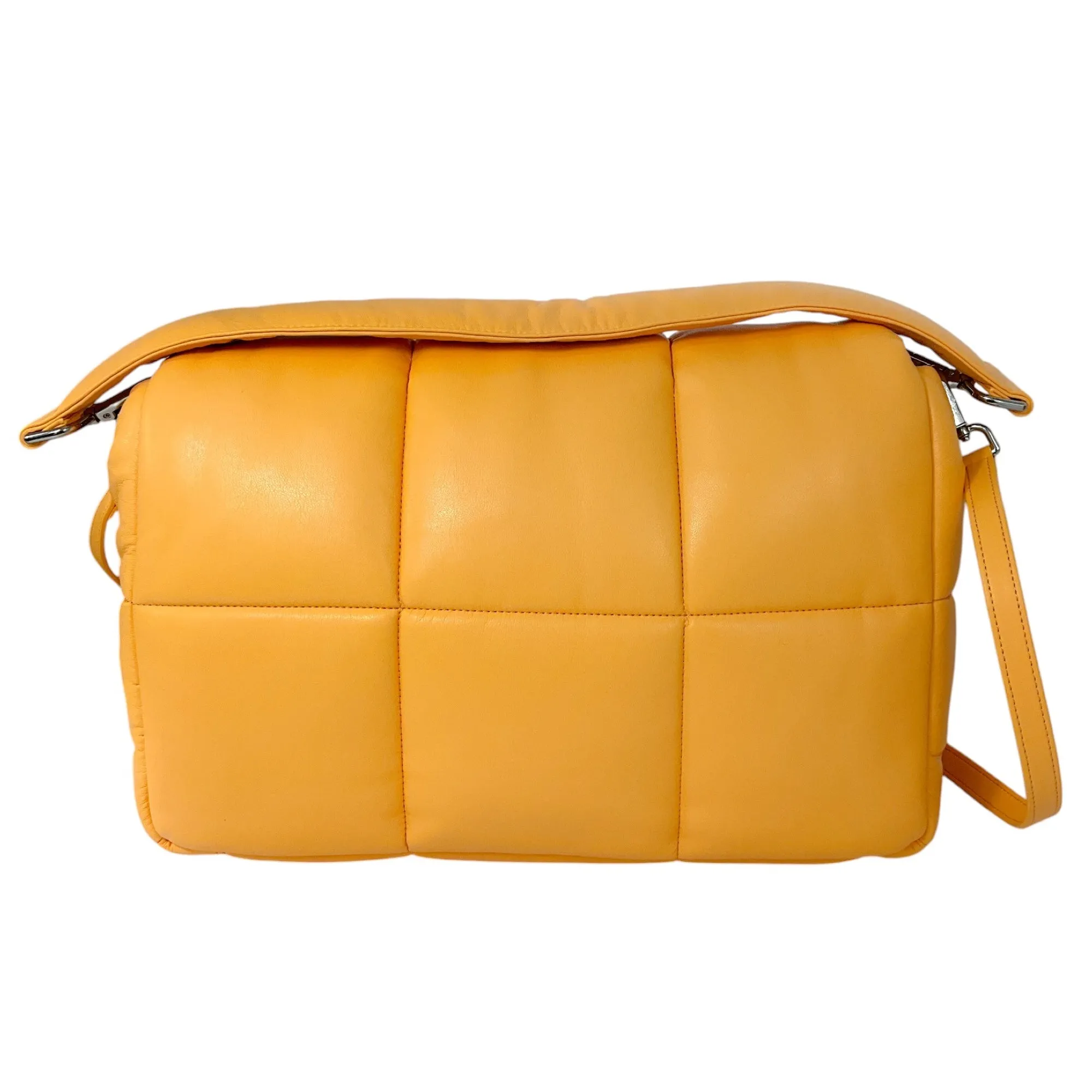 Stand Studio Peach Honey Faux Leather Grained Wanda Clutch Bag II