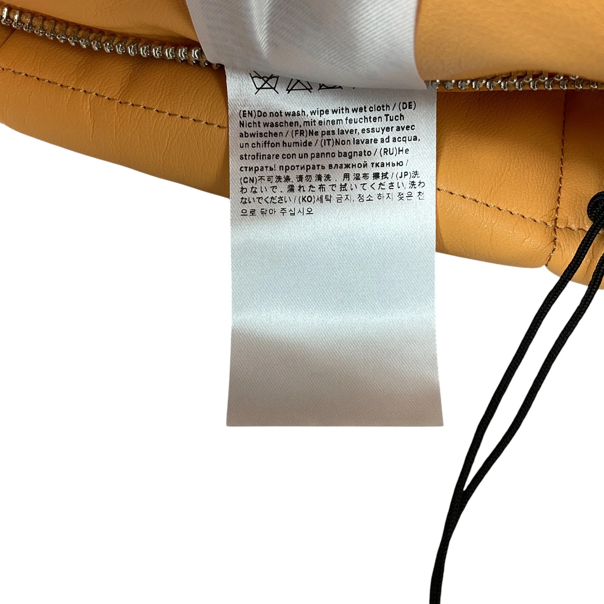 Stand Studio Peach Honey Faux Leather Grained Wanda Clutch Bag II