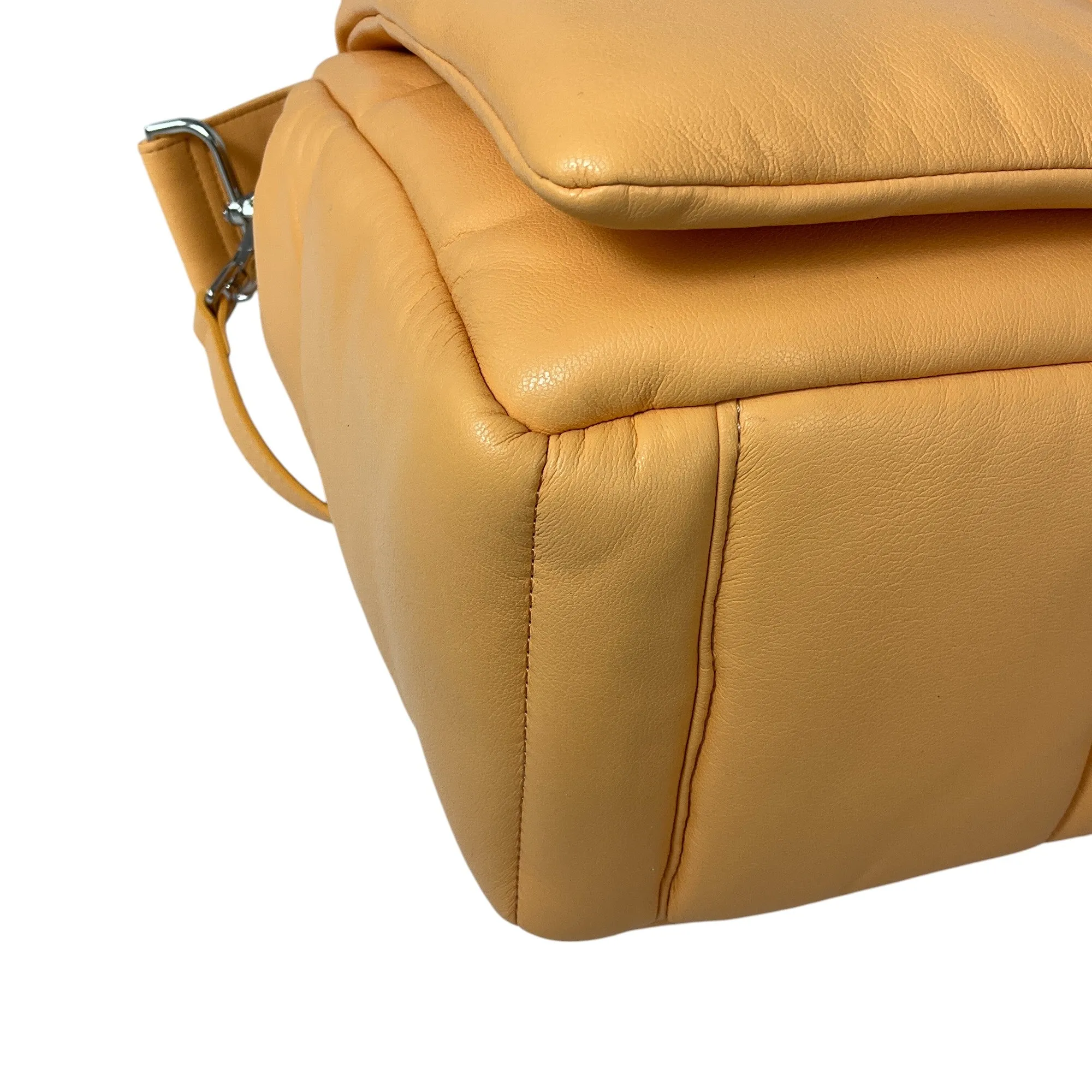 Stand Studio Peach Honey Faux Leather Grained Wanda Clutch Bag II
