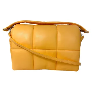 Stand Studio Peach Honey Faux Leather Grained Wanda Clutch Bag II