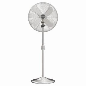 Stand Fan Brushed Nickel Wall Fans Cooling Combo