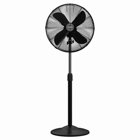 Stand Fan Matte Black Wall Fans Cooling Combo