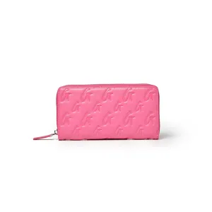 STANDARD MONOGRAM WALLET - HOT PINK