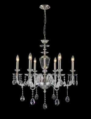 StarFire Barcelona 3606SN Chandelier Light - Satin Nickel Chandeliers Lighting new arrival