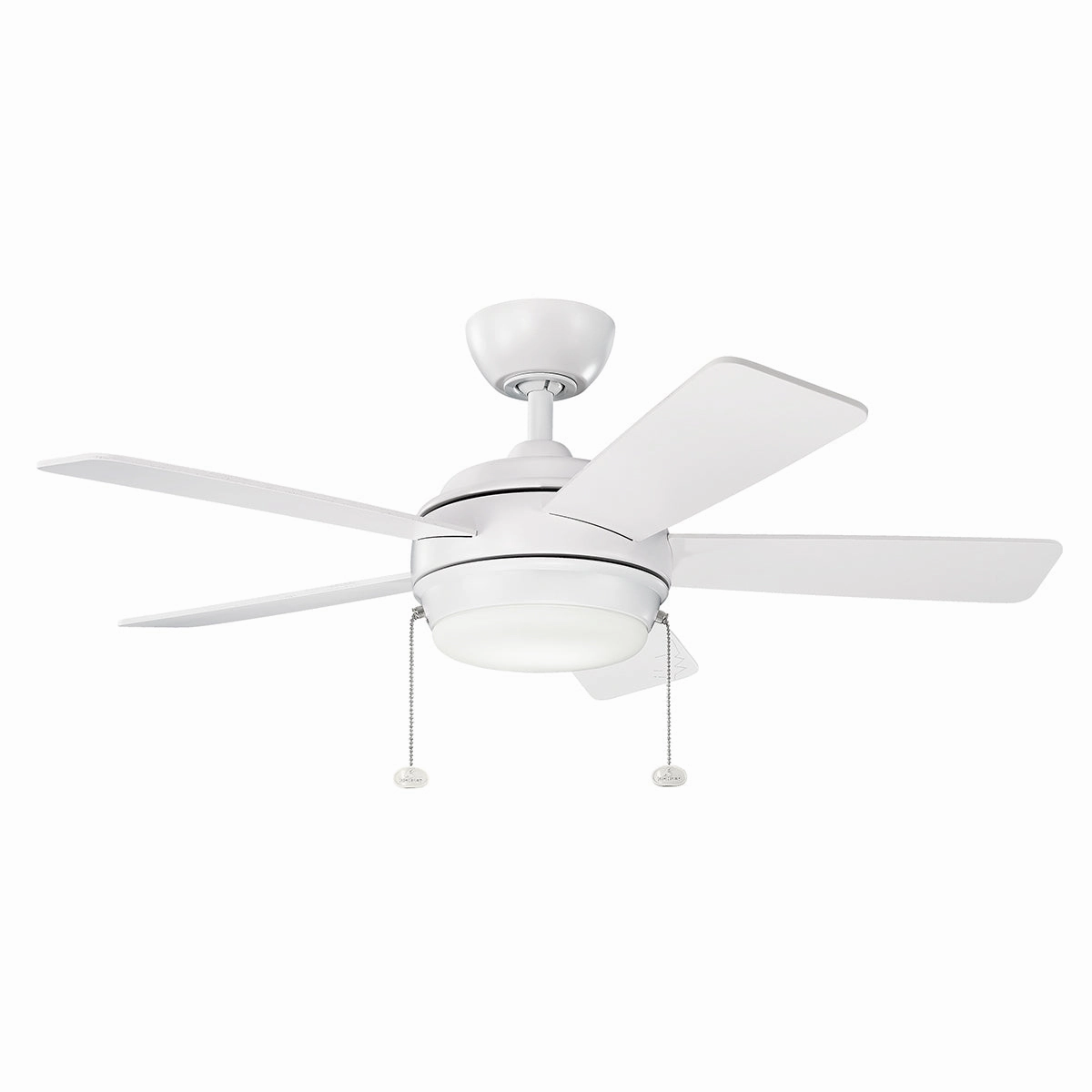 Starkk 42"Ceiling Fan Matte White Small Fans FANS special offer