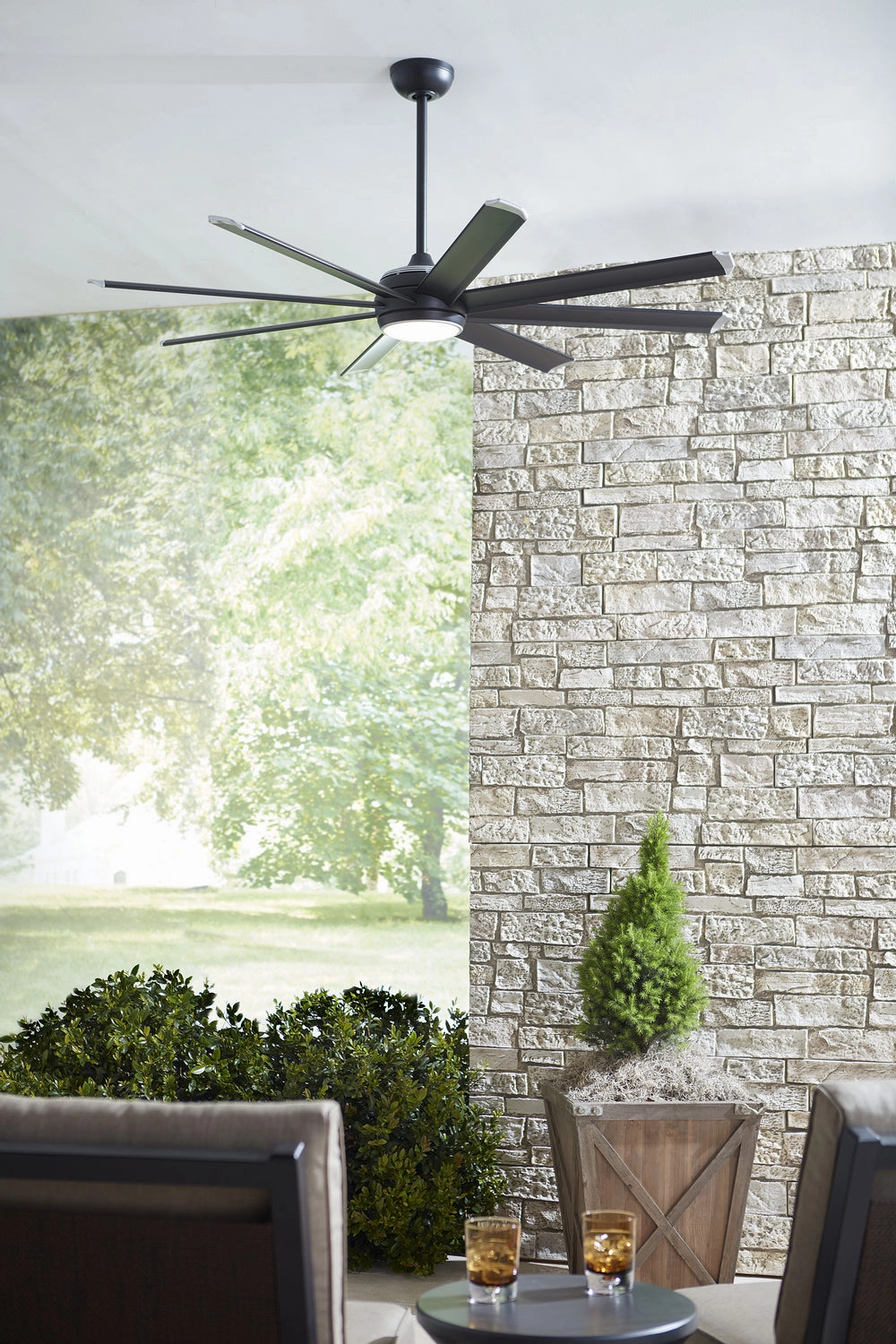 Stellar Custom Motor Black Outdoor Fans sale online