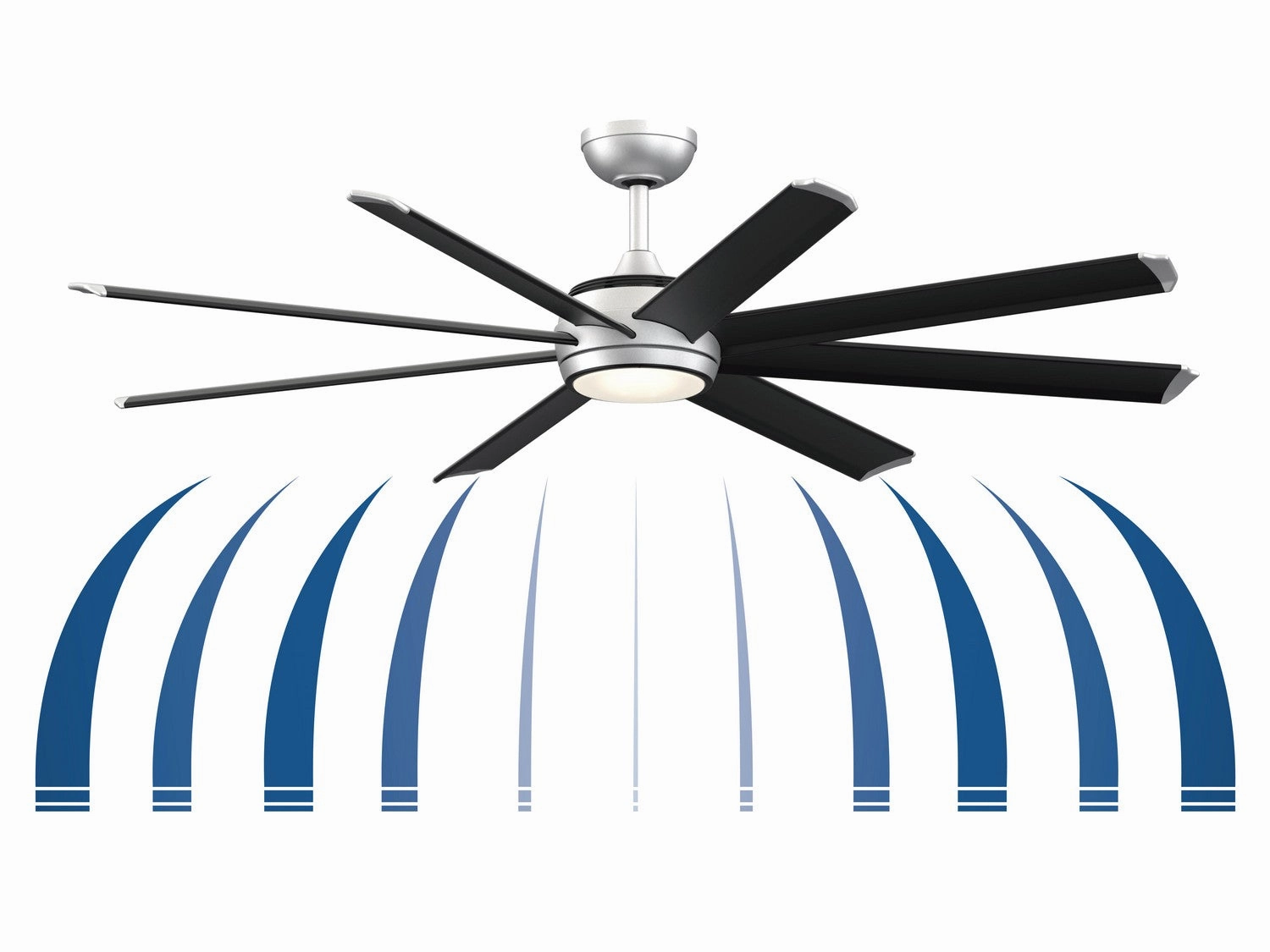 Stellar Custom Motor Silver Outdoor Fans sale online