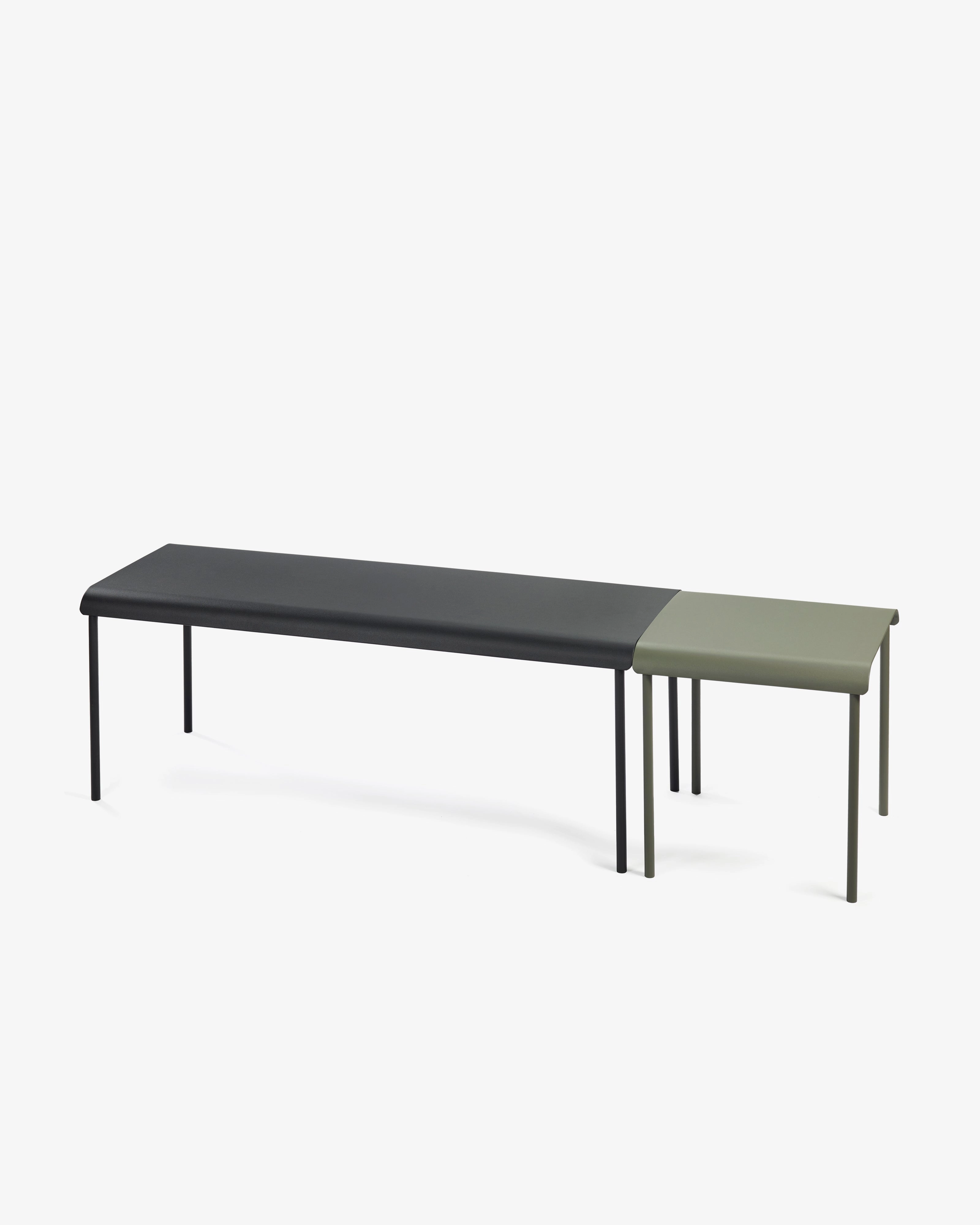 Stool aluminium eucalyptus green August
