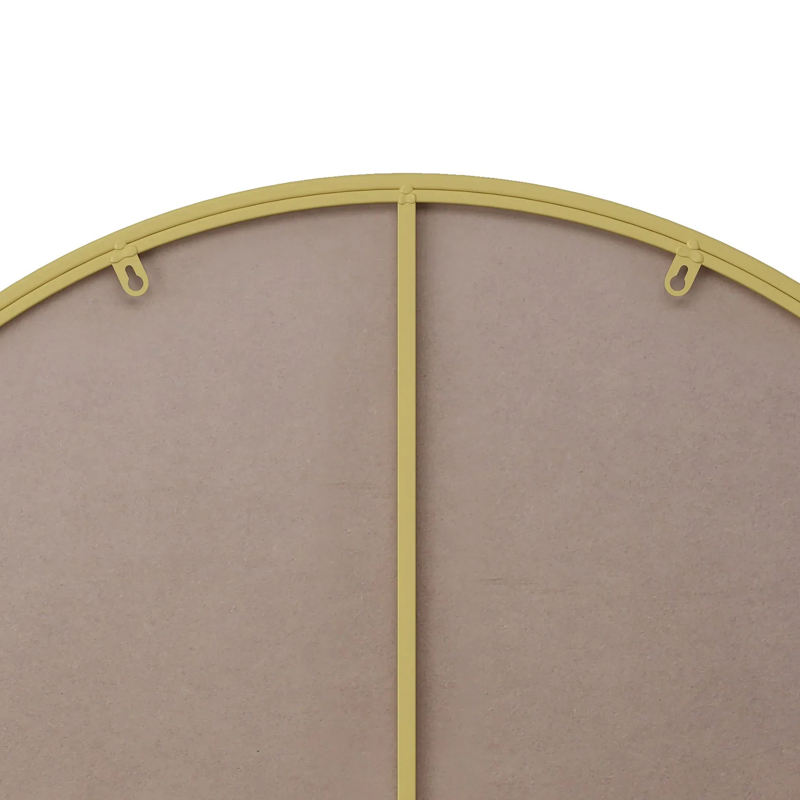 Streamdale Gold Metal Framed 36" Round Wall Mirror