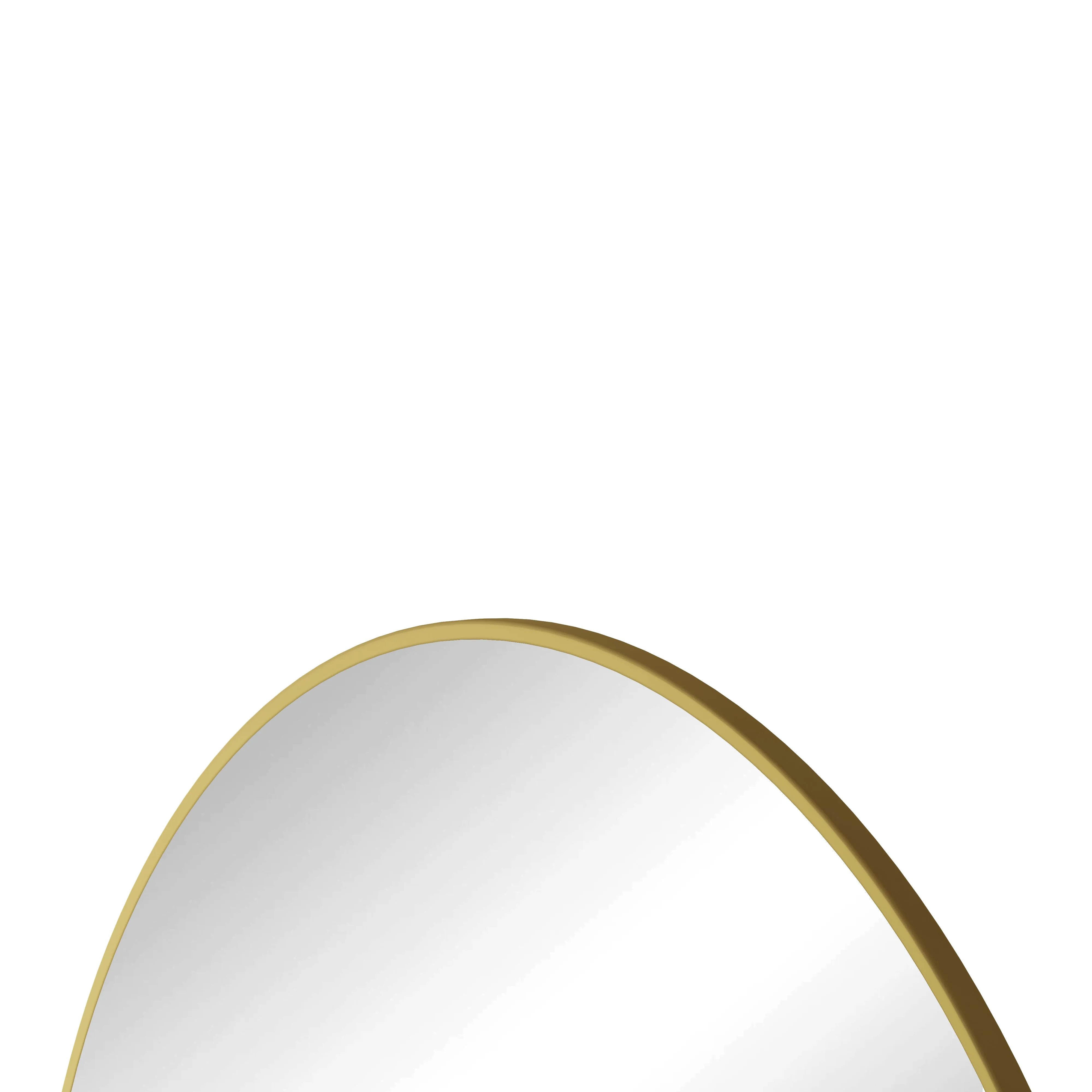 Streamdale Gold Metal Framed 36" Round Wall Mirror