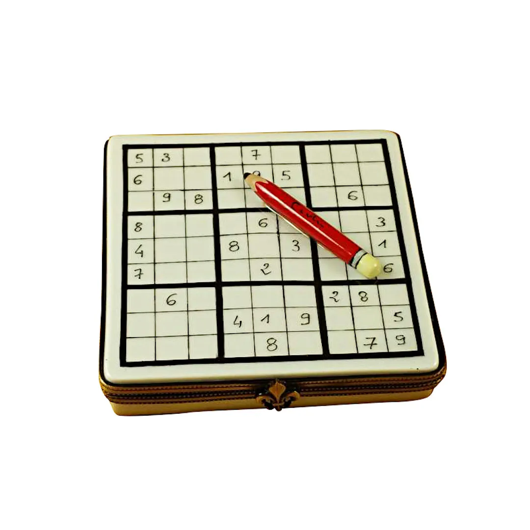 Sudoku Limoges Collectible Boxes Rare Find