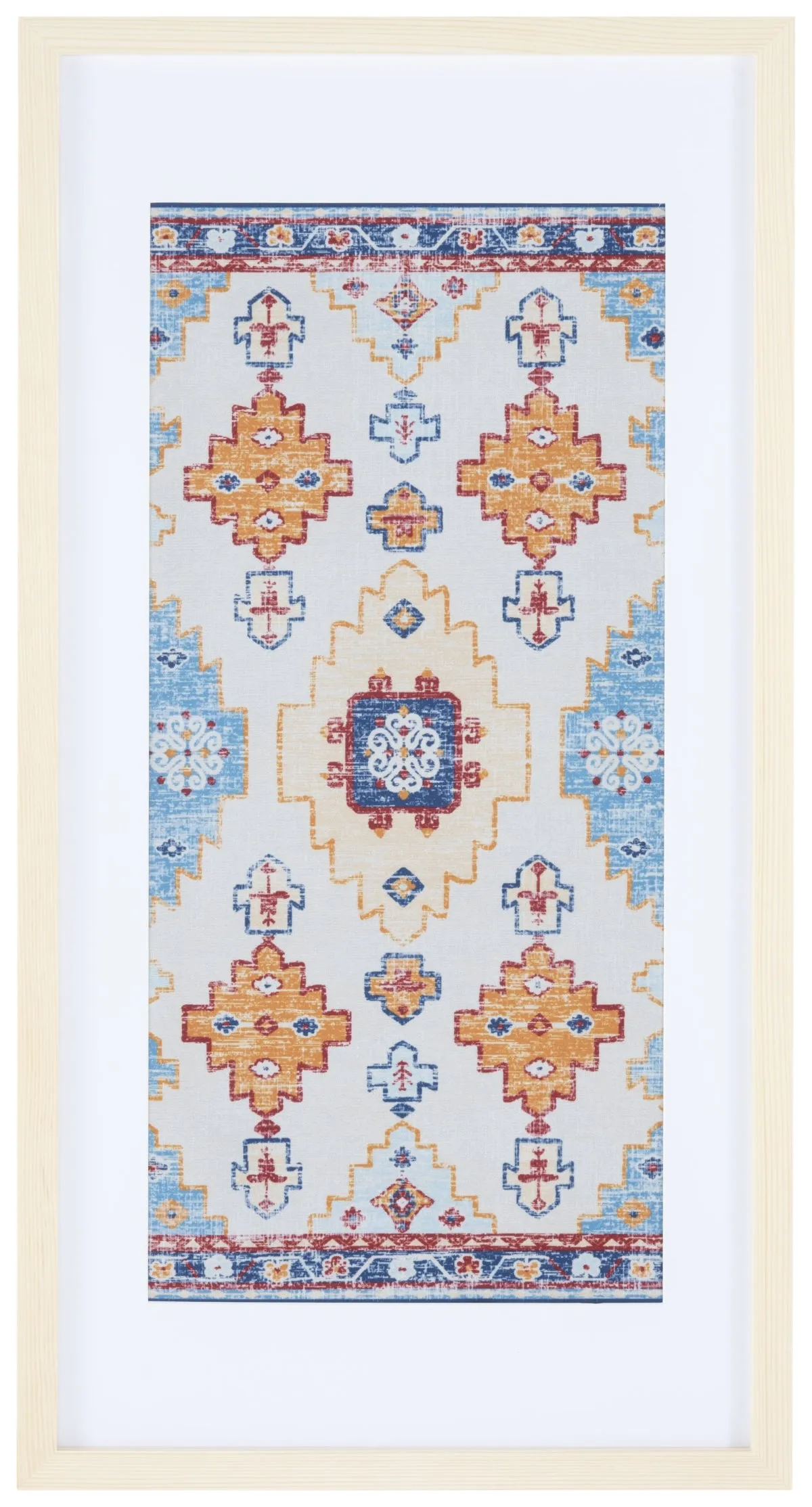 Sumia 29"X14" Framed Textile Art