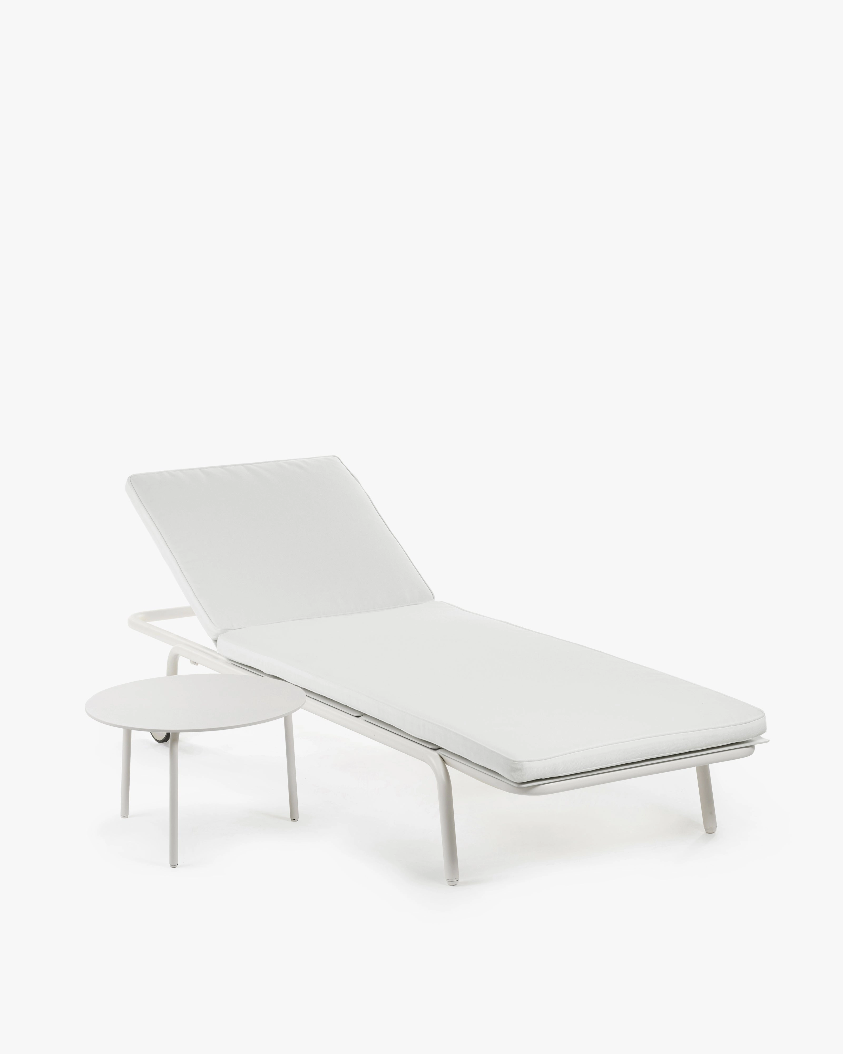 Sun lounger aluminium sand August