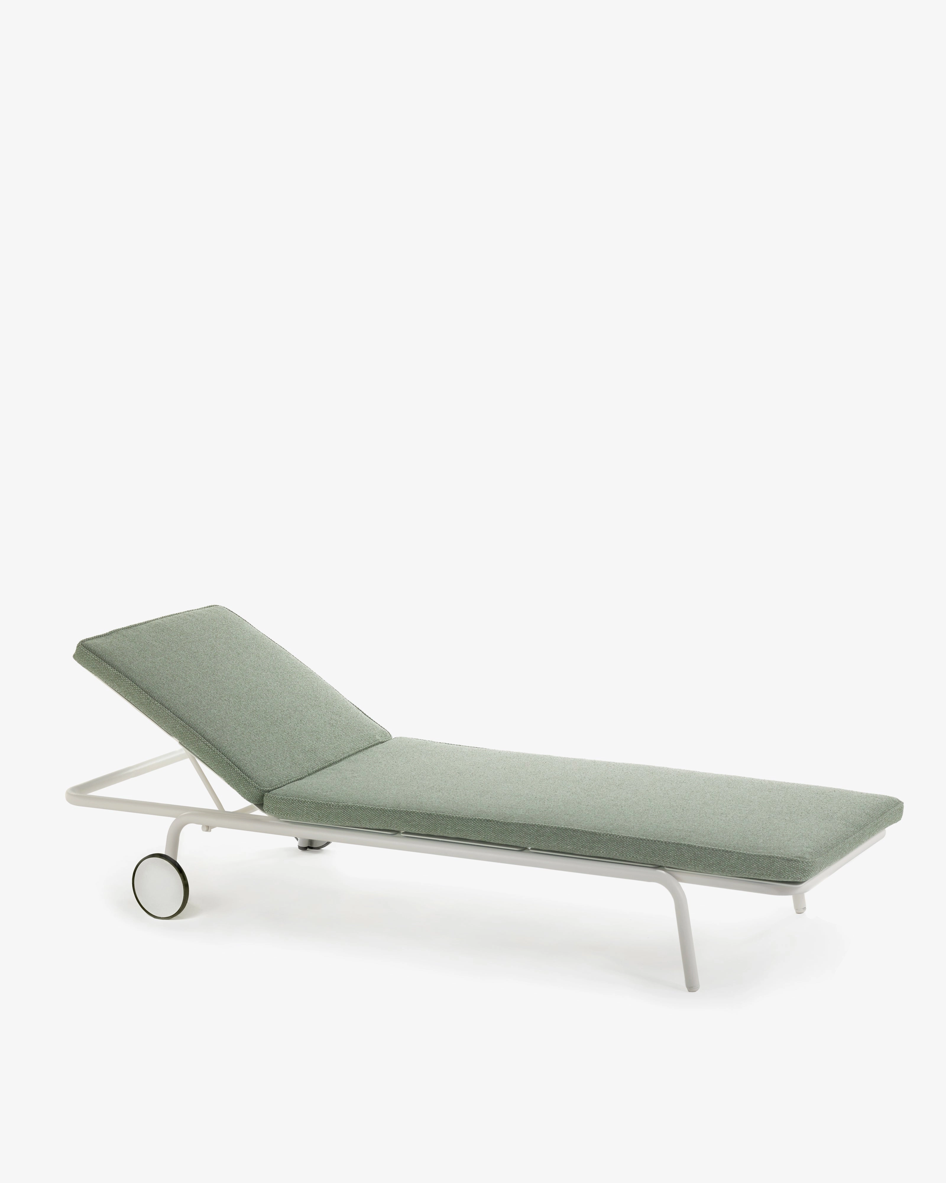 Sun lounger aluminium sand August