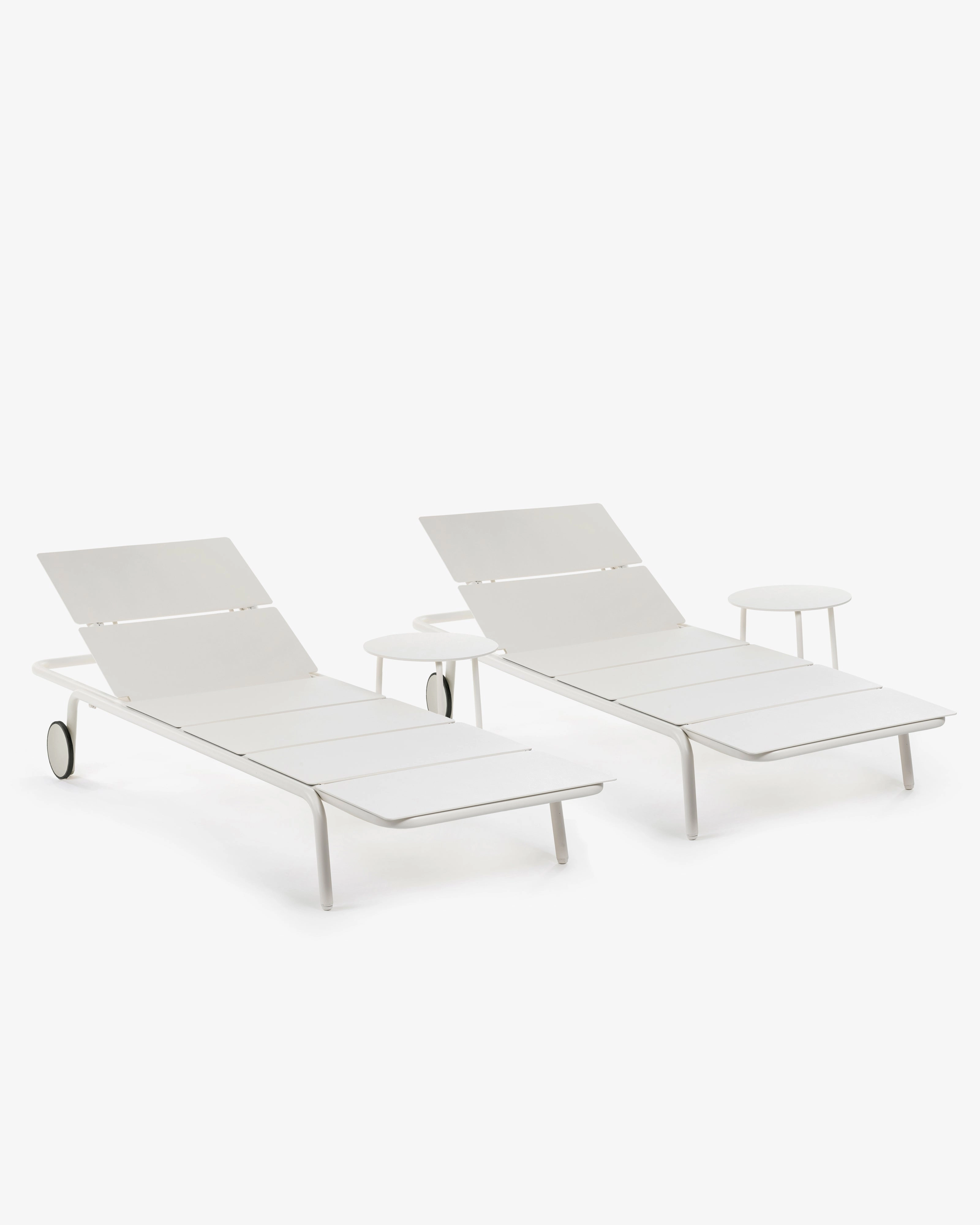 Sun lounger aluminium sand August