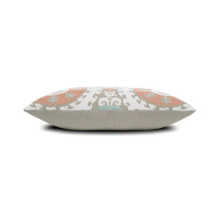 Suzani Oasis Indoor/Outdoor Pillow, Square Decorative Pillows new arrival