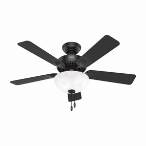 Swanson 44"Ceiling Fan Matte Black Small Fans FANS hot deal
