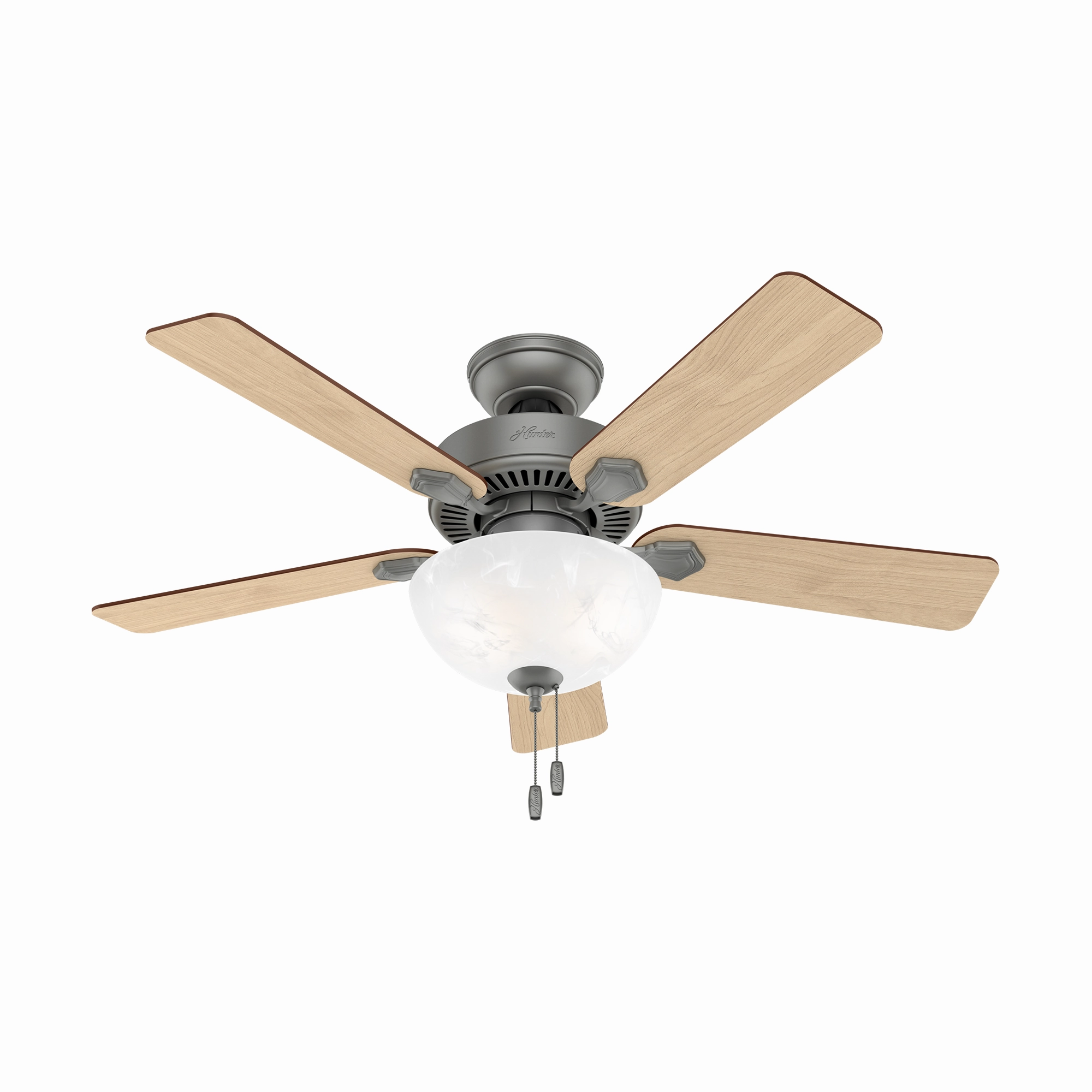 Swanson 44"Ceiling Fan Matte Silver Small Fans for less