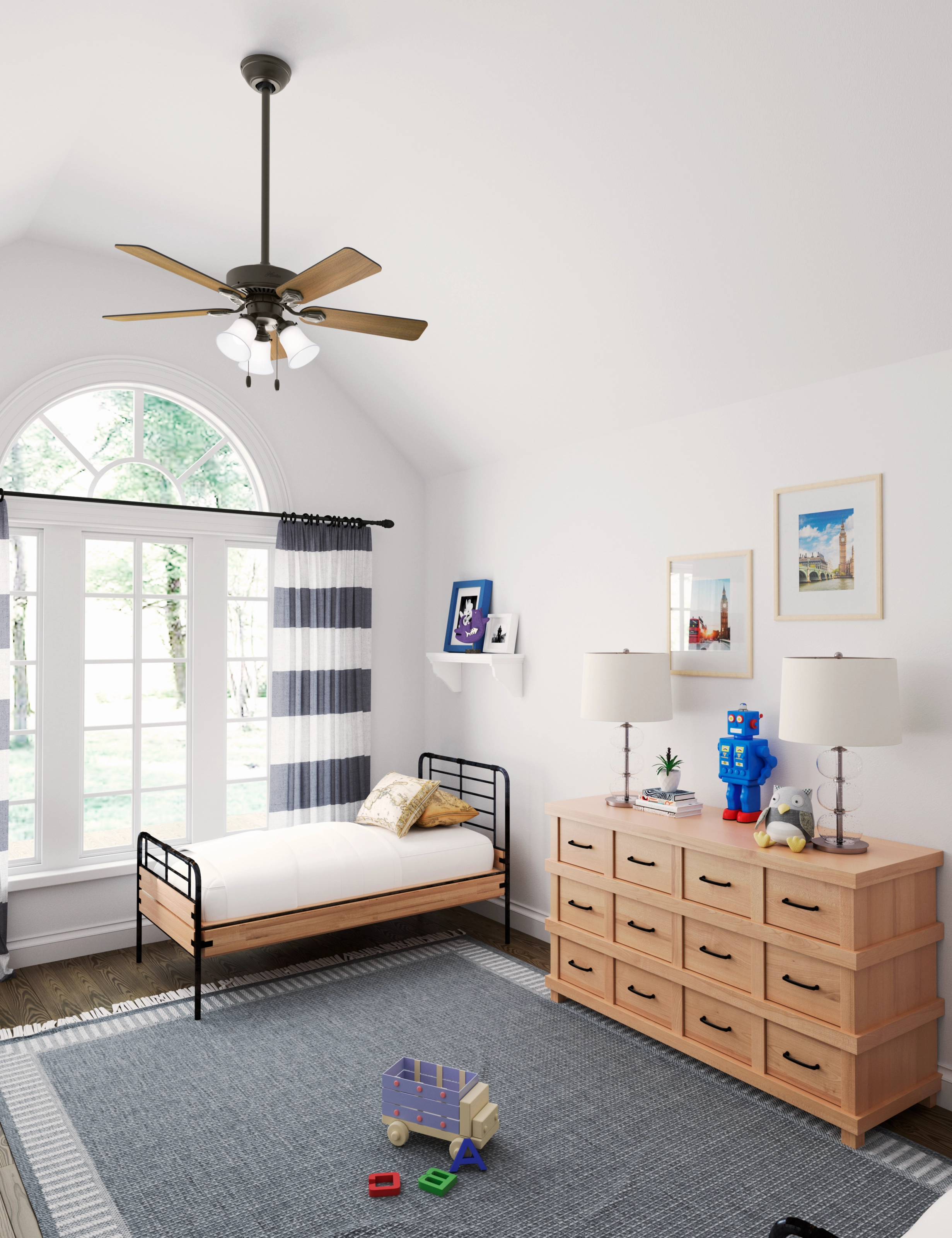 Swanson 44"Ceiling Fan New Bronze Small Fans for less