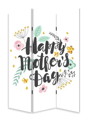 Sweet Floral Mother's Day Three Panel Room Divider Screen Decorative Accessories last chance deals