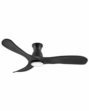 Swell Flush Illuminated 56" LED Smart Fan Matte Black Huggers FANS outlet store