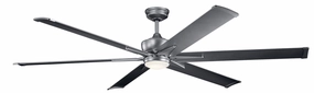 Szeplo Patio 80"Ceiling Fan Weathered Steel Powder Coat Large Fans FANS best price
