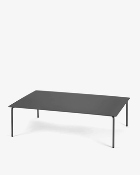 Table low aluminium black August Outdoor Furniture cheap deals