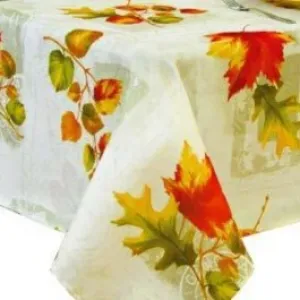 Tablecloth - Autumn - Beige Table Linens Dinner Party