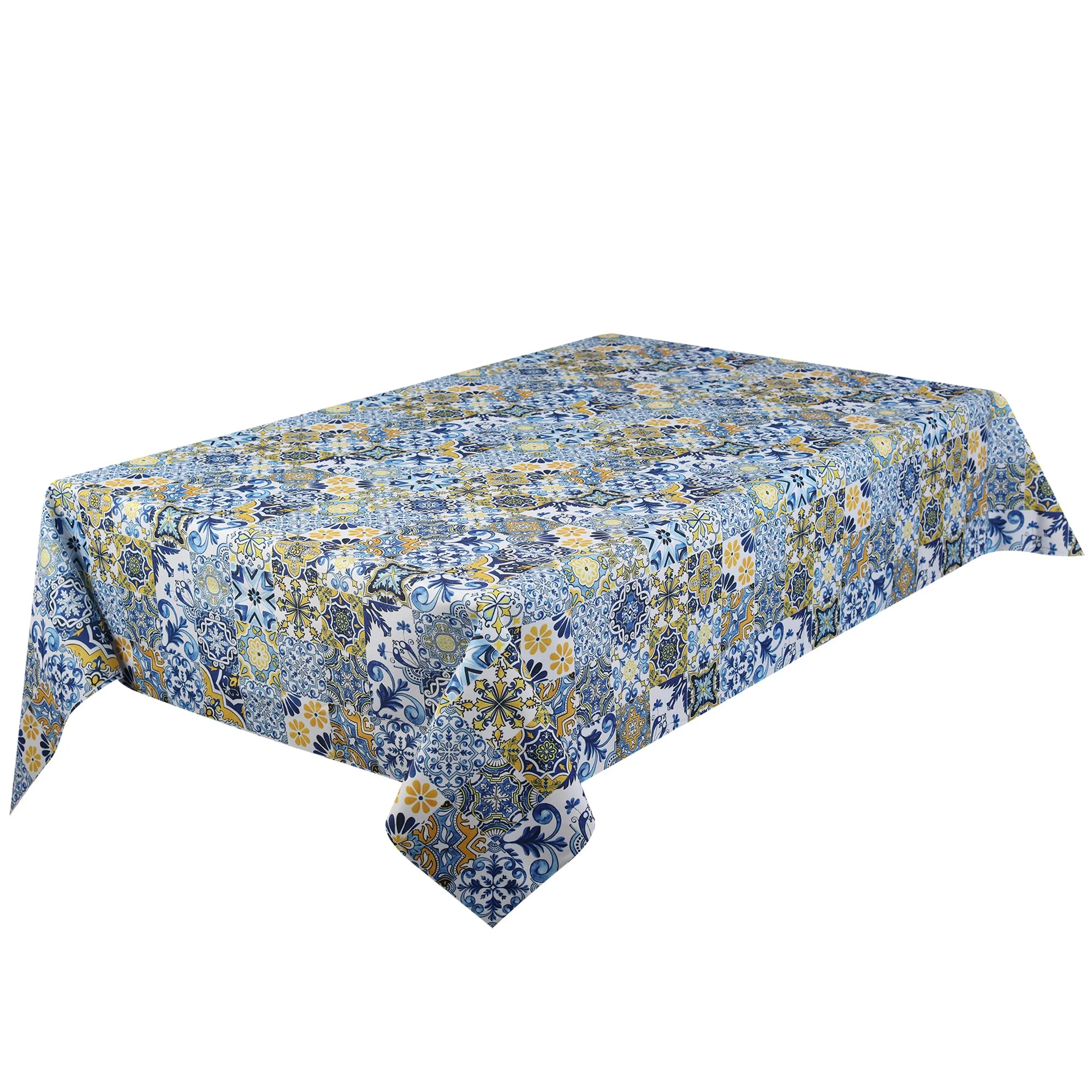 Tablecloth - Bistro - Blue Table Linens Dinner Party