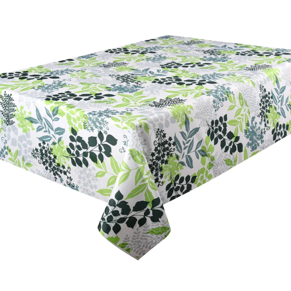 Tablecloth - Carlee - Green Table Linens Dinner Party