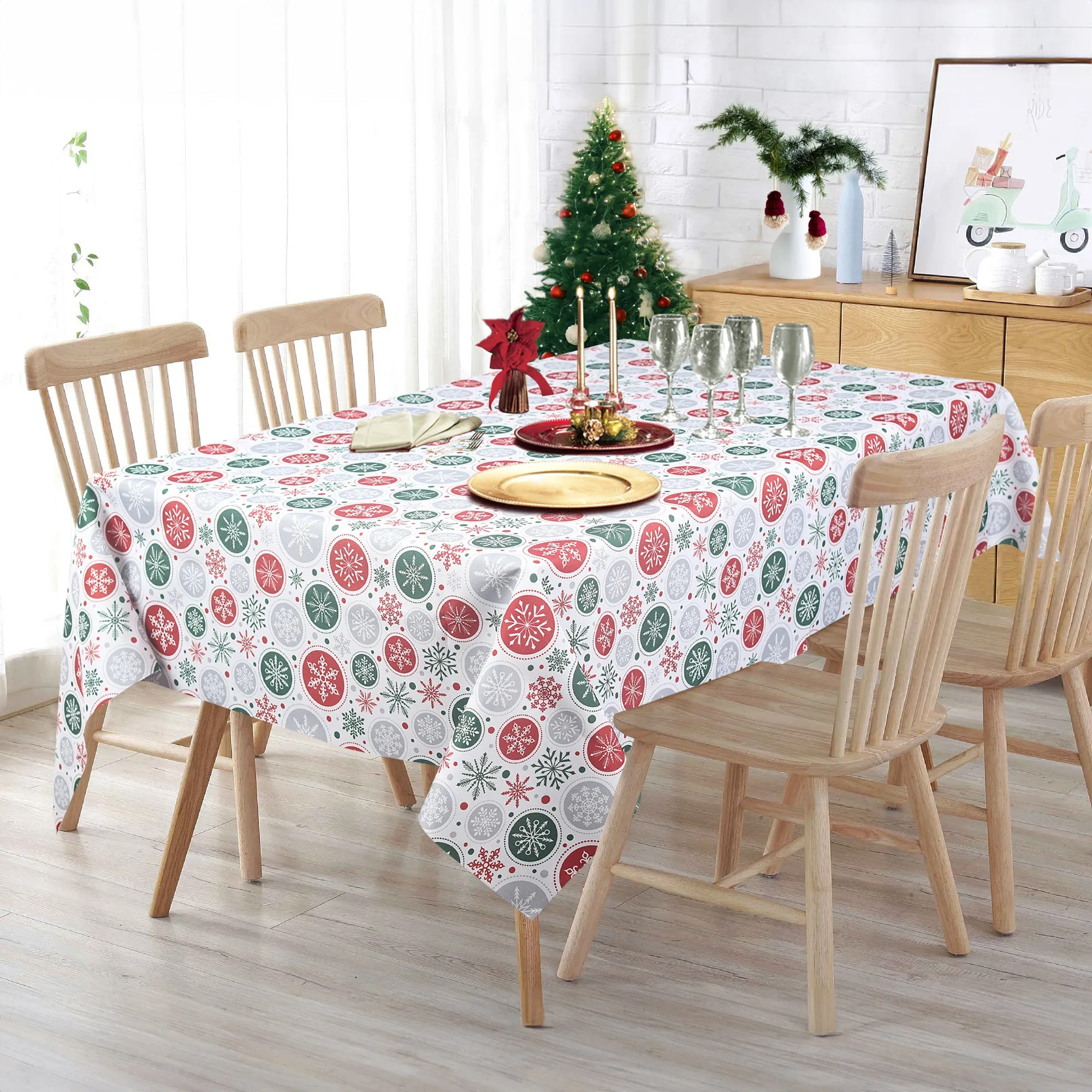 Tablecloth - Celebration - White Table Linens Dinner Party