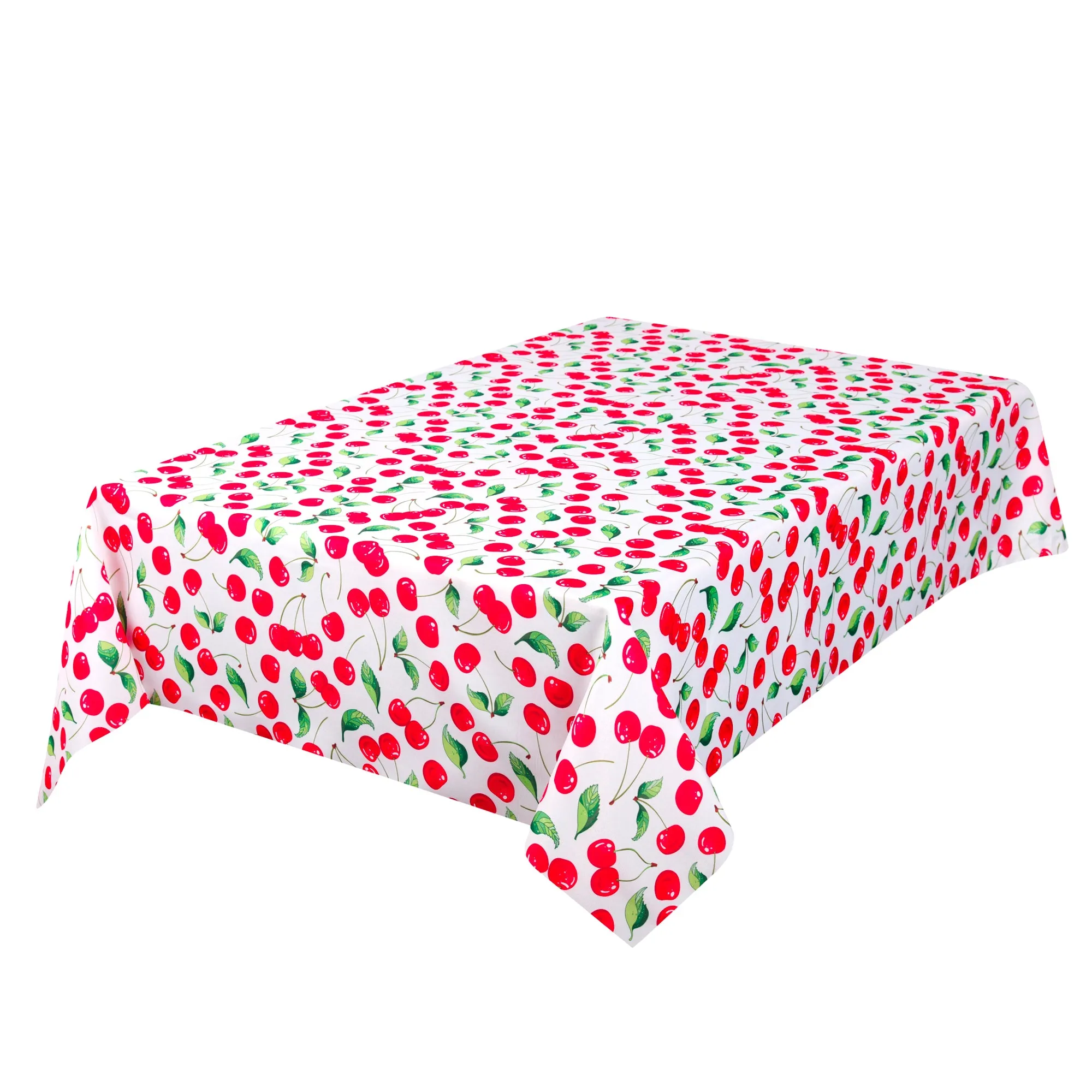 Tablecloth - Cherry - Red Table Linens Dinner Party